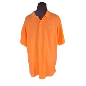 Lacoste 8(3XL) bright orange shirt sleeve polo shirt golf tennis